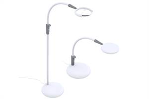 Golv/bordsoptik med belysning