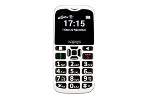 Telefoni med tal- och vibrationsstöd