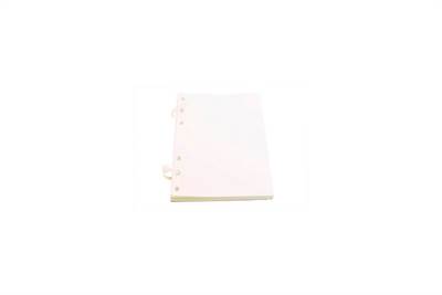 Bild Plastark A6 för punktskrift 6 hål för pärm (typ filofax)