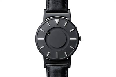 Bild Armbandsur Bradley x Dezeen svart läderarmband