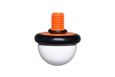 Bild Doppsko ”Orange” fast 22 mm halvmåneformad, keramik