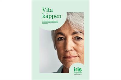 Bild Vita käppen - information från Iris Hjälpmedel AB