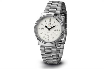 Bild Armbandsur 33 mm kvartsur med kraftiga visare och stålband