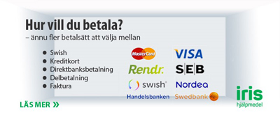 Bild med fler betalsätt för köp via internet