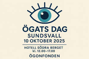 Illustration om Ögats Dag i Sundsvall 10 oktober 2025