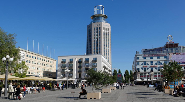 Bild från Medborgarplatsen i Stockholm